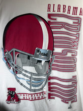 Load image into Gallery viewer, Vintage Alabama X Riddell White Graphic Rare T-Shirt Oversized XL
