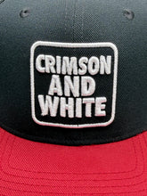 Load image into Gallery viewer, Alabama X Nike Team Issued Black/Red Two Tone Flatbill Snapback Hat
