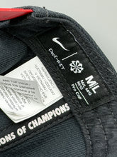 Load image into Gallery viewer, Alabama X Nike Team Issued Black/Red Two Tone Flatbill Snapback Hat
