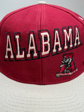 Load image into Gallery viewer, Vintage Alabama Two Tone Crimson/Grey Snapback Hat
