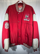 Load image into Gallery viewer, Vintage Alabama X Nutmeg Crimson/Grey Puffer Jacket XL
