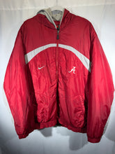 Load image into Gallery viewer, Nike X Alabama Crimson/Grey Puffer Jacket Large

