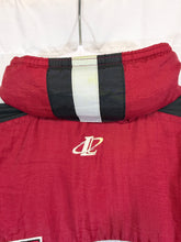 Load image into Gallery viewer, Vintage Alabama X Logo Athletic Crimson Puffer Jacket Large
