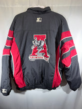Load image into Gallery viewer, Vintage Alabama X Starter Black Half Zip Puffer Pullover XL

