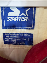 Load image into Gallery viewer, Vintage Alabama X Starter White Half Zip Puffer Pullover Large
