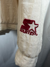 Load image into Gallery viewer, Vintage Alabama X Starter White Half Zip Puffer Pullover Large
