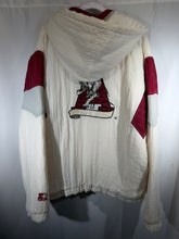 Load image into Gallery viewer, Vintage Alabama X Starter White Half Zip Puffer Pullover Large
