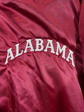 Load image into Gallery viewer, Vintage Alabama X DeLong Crimson Satin Bomber Jacket L/XL
