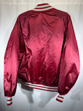 Load image into Gallery viewer, Vintage Alabama X DeLong Crimson Satin Bomber Jacket L/XL
