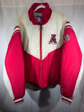 Load image into Gallery viewer, Vintage Alabama X Pro Player Crimson/White Puffer Jacket XL
