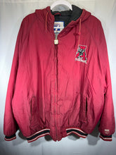 Load image into Gallery viewer, Alabama X Logo 7 Crimson Puffer Jacket XL
