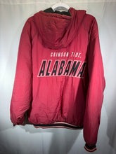 Load image into Gallery viewer, Alabama X Logo 7 Crimson Puffer Jacket XL
