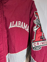 Load image into Gallery viewer, Vintage Alabama X Starter Crimson Zip Up Puffer Jacket Large
