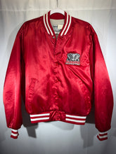 Load image into Gallery viewer, Vintage Alabama X Swingster Crimson Satin Bomber Jacket M/L
