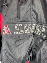 Load image into Gallery viewer, Vintage Alabama X Starter Black Half Zip Puffer Pullover Youth Medium
