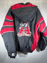 Load image into Gallery viewer, Vintage Alabama X Starter Black Half Zip Puffer Pullover Youth Medium
