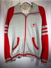 Load image into Gallery viewer, 1970's Alabama X Logo 7 Rare Grey/Crimson Fleece Jacket Small
