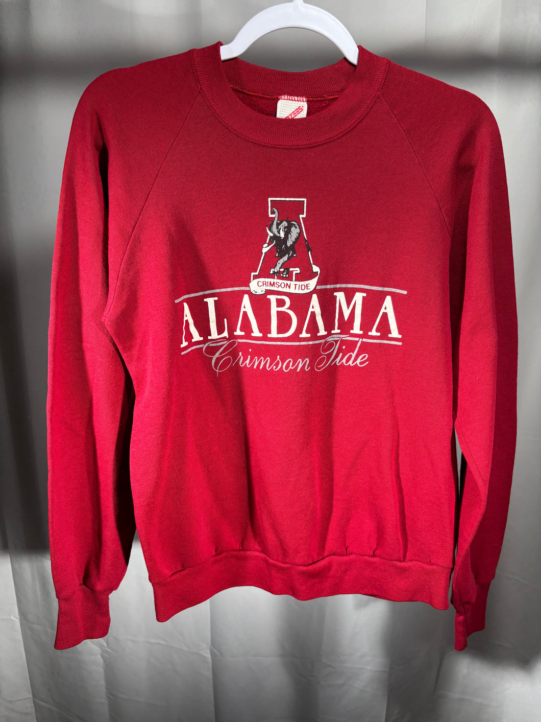 Vintage Alabama X Jerzees Crimson Crewneck Sweatshirt Small