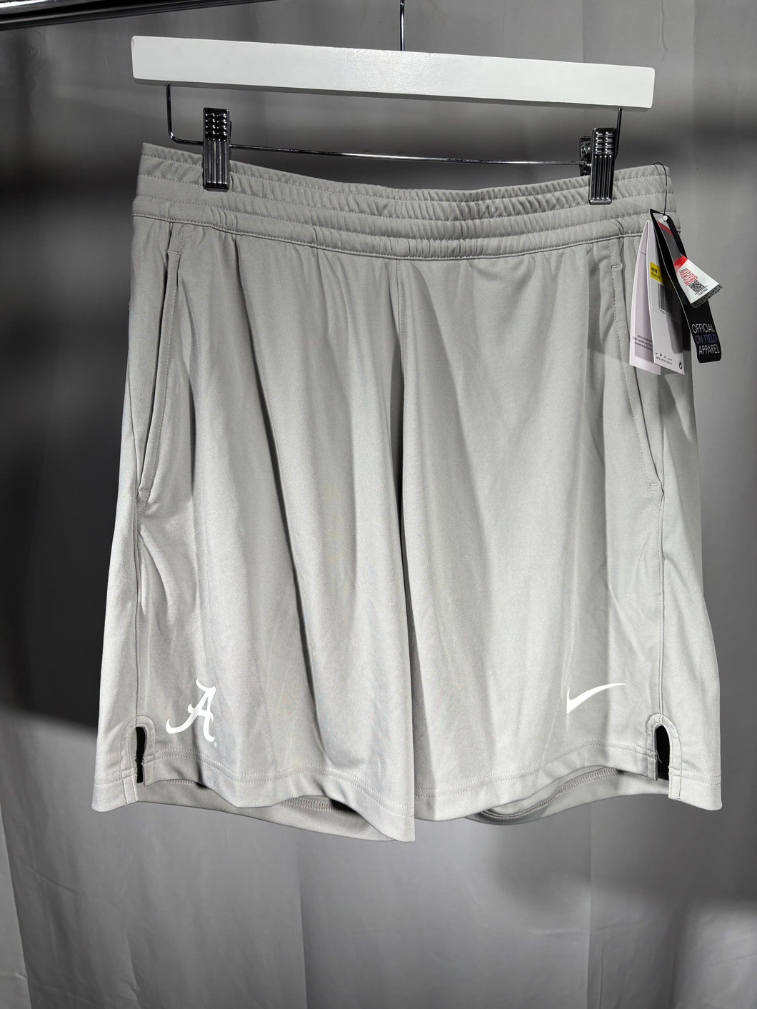 Nike X Alabama Team Issued Grey Gym Shorts Small NWT