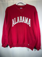 Load image into Gallery viewer, Vintage Alabama X Russell Spellout Crimson Crewneck Sweatshirt Small
