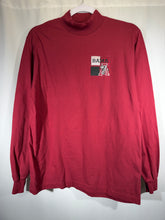 Load image into Gallery viewer, Vintage Alabama X Jerzees Crimson Mockneck Long Sleeve Shirt Small
