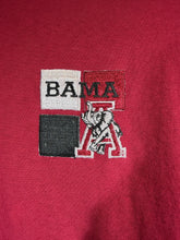 Load image into Gallery viewer, Vintage Alabama X Jerzees Crimson Mockneck Long Sleeve Shirt Small
