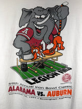 Load image into Gallery viewer, 1994 Iron Bowl X Crimson Tide Cleaners White T-Shirt Large

