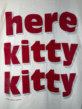 Load image into Gallery viewer, 1991 Iron Bowl White "Here Kitty Kitty" Game Day T-Shirt Medium
