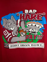 Load image into Gallery viewer, 2001 Iron Bowl Crimson "Bad Hare Day" T-Shirt Medium
