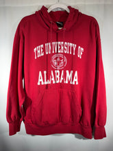 Load image into Gallery viewer, University of Alabama Crest Crimson Hoodie Sweatshirt Large
