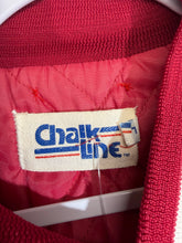 Load image into Gallery viewer, Vintage Alabama X Chalk Line Satin Crimson Bomber Jacket Boxy Large
