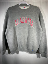 Load image into Gallery viewer, 1980's Alabama X Russell Grey Spellout Crewneck Sweatshirt Medium
