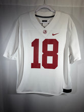 Load image into Gallery viewer, Alabama X Nike #18 White Football Jersey XL

