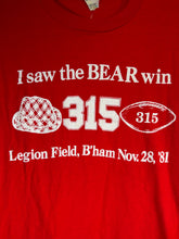 Load image into Gallery viewer, 1981 315th Win Coach Bryant T-Shirt Small
