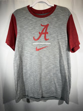 Load image into Gallery viewer, Nike X Alabama Team Issued Grey/Crimson Tee Large
