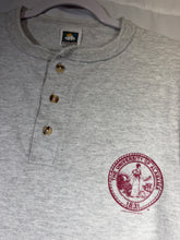 Load image into Gallery viewer, Vintage Alabama Crest Grey Henley Shirt Large
