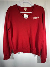 Load image into Gallery viewer, 1970's Alabama X Artex Crimson V Neck Sweater Small
