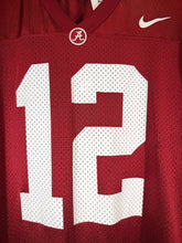 Load image into Gallery viewer, Alabama X Nike #12 Crimson Mesh Football Jersey Large

