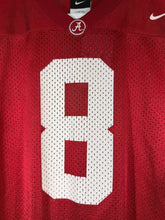 Load image into Gallery viewer, Alabama X Nike #8 Crimson Mesh Football Jersey Youth Large - Mens Small
