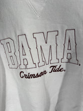 Load image into Gallery viewer, Vintage Bama X Russell White Embroidered Crewneck Sweatshirt Medium
