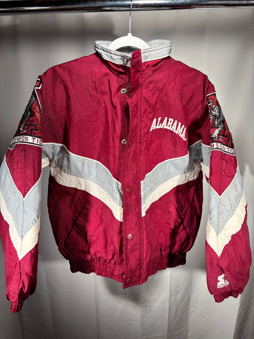 Vintage Alabama X Starter Puffer Jacket Youth Large