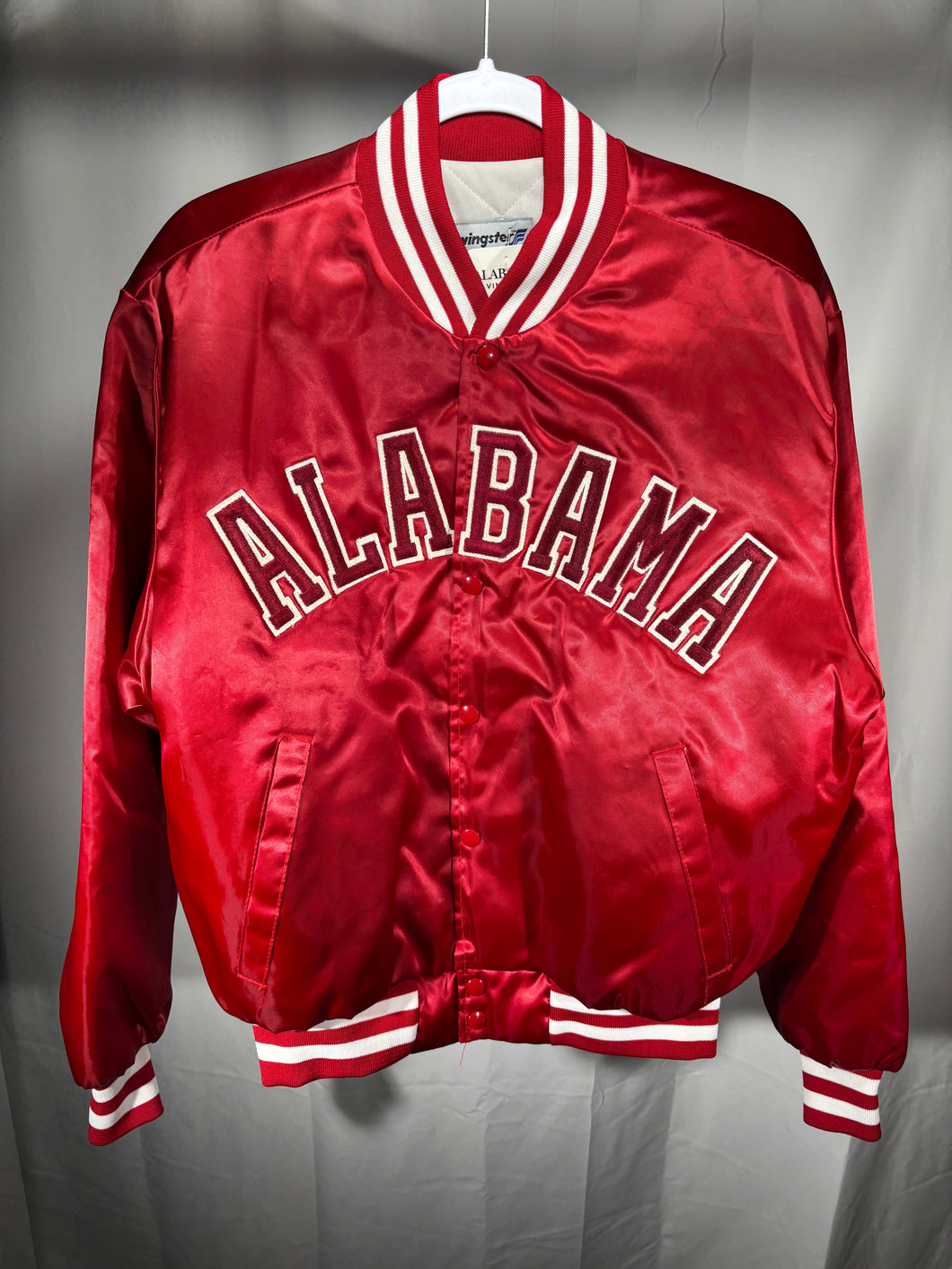 Vintage Alabama X Swingster Crimson Bomber Jacket Large