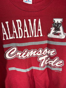 Vintage Alabama X Tee Jays Crimson Crewneck Sweatshirt Medium