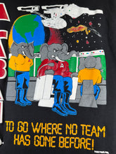 Load image into Gallery viewer, Vintage Alabama X Star Trek Black Graphic T-Shirt S/M
