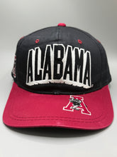 Load image into Gallery viewer, Vintage Alabama Black/Red Two Tone Snapback Hat
