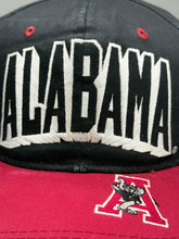 Load image into Gallery viewer, Vintage Alabama Black/Red Two Tone Snapback Hat
