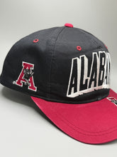 Load image into Gallery viewer, Vintage Alabama Black/Red Two Tone Snapback Hat
