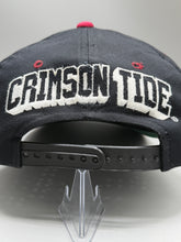 Load image into Gallery viewer, Vintage Alabama Black/Red Two Tone Snapback Hat
