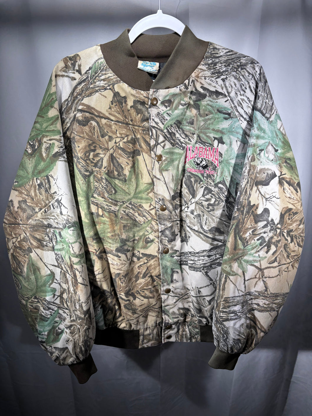 Vintage Alabama Camouflage Bomber Jacket XXL 2XL