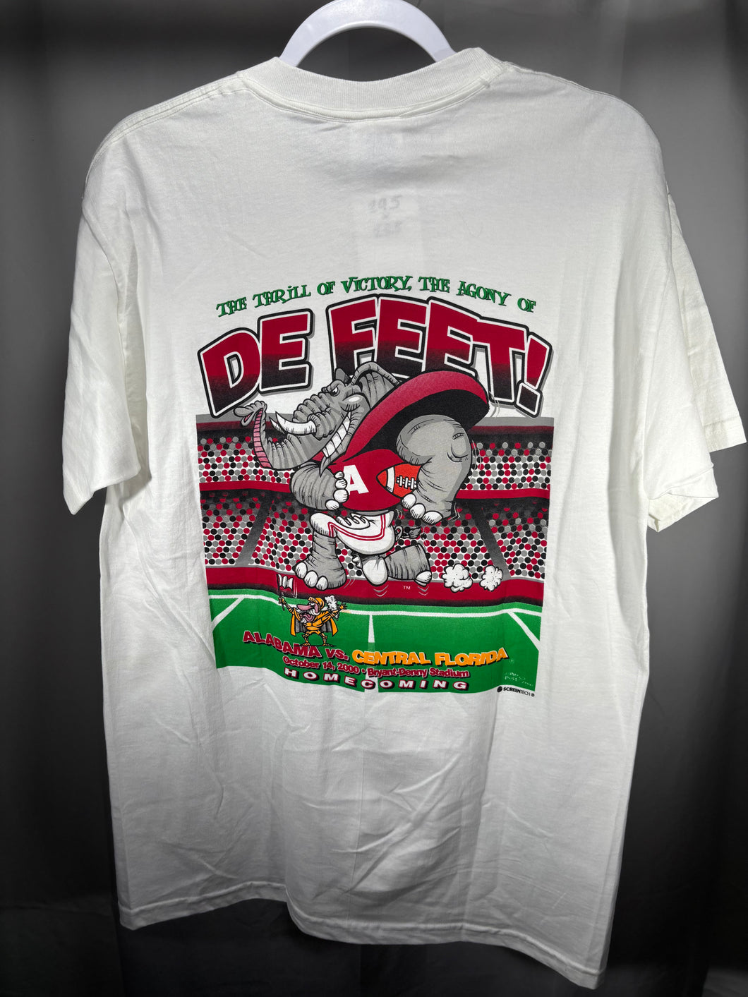 2000 Homecoming Game Day White T-Shirt Medium